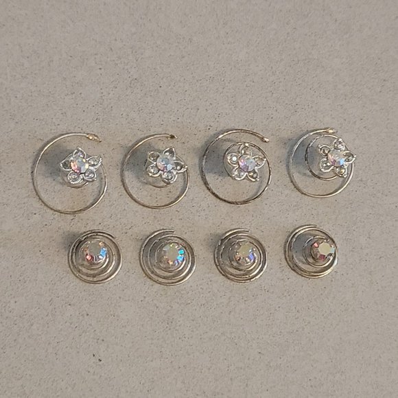 Set of 8 Hair Jewels - Picture 1 of 10